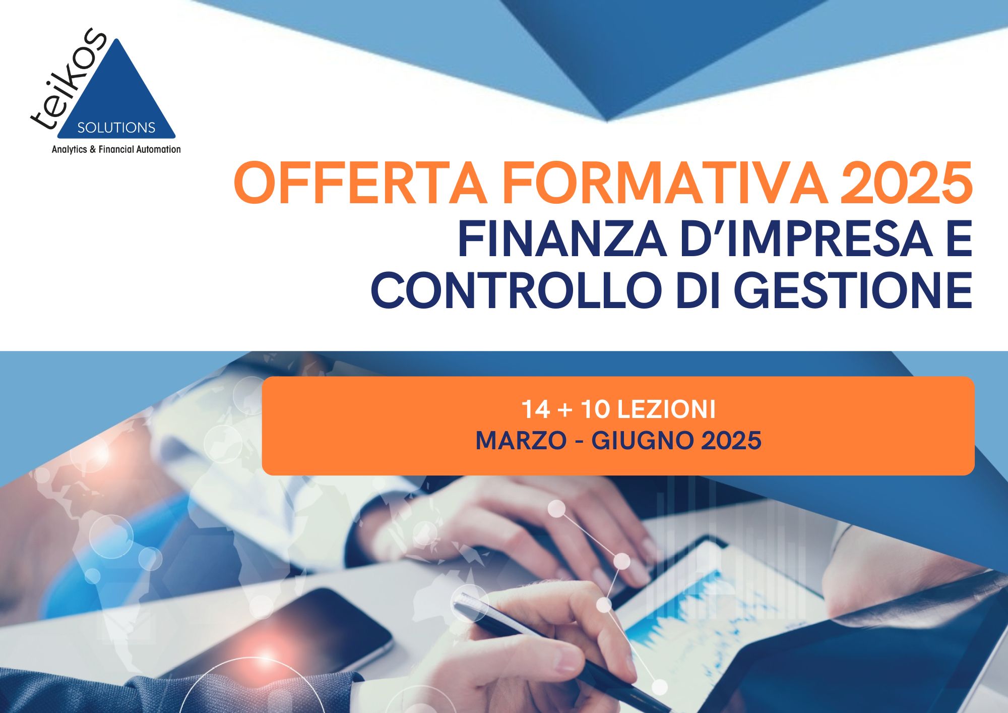 offerta formativa 2025 teikos solutions finanza d'impresa e controllo di gestione