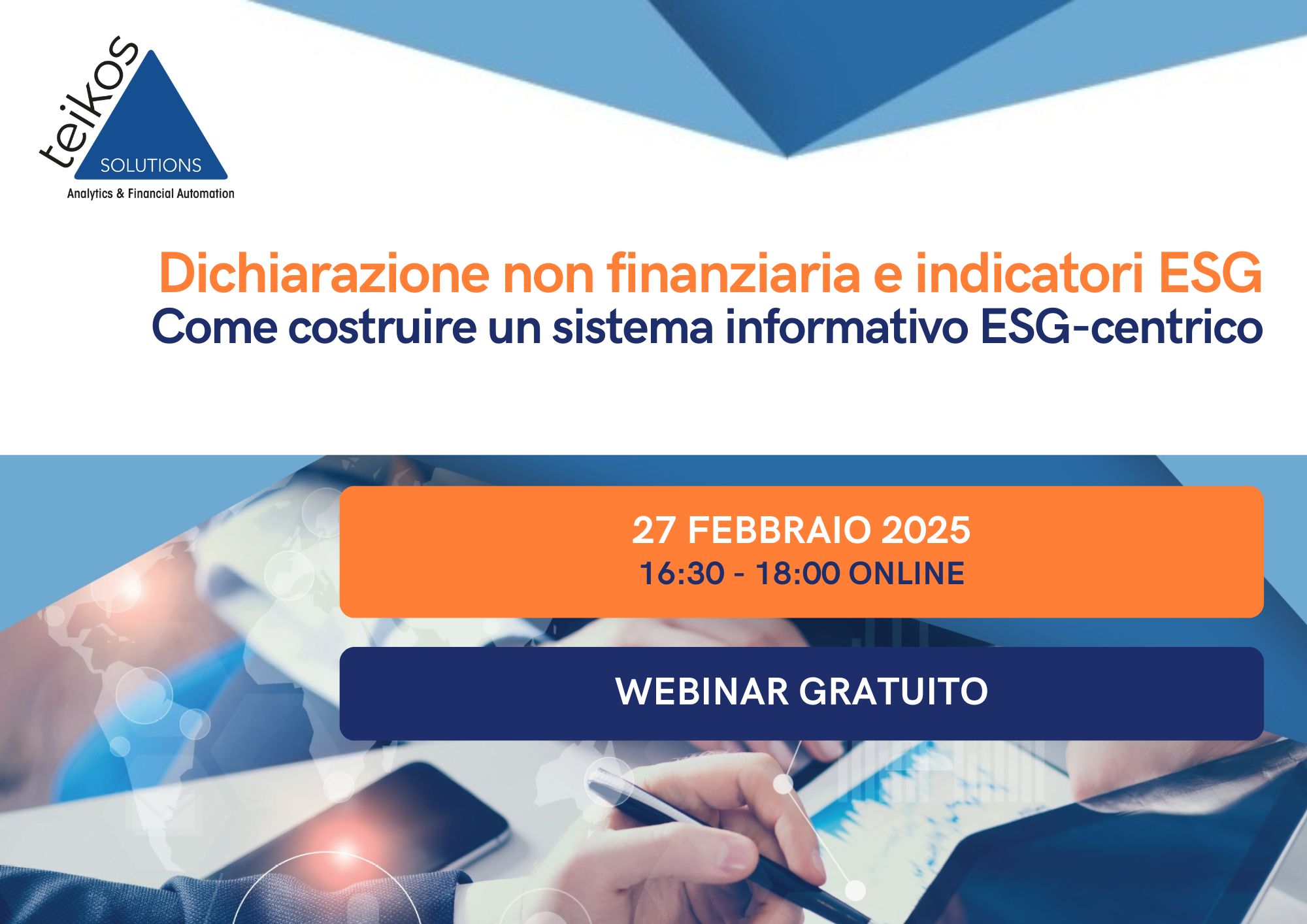 webinar teikos solutions la dichiarazione non finanziaria e gli indicatori esg