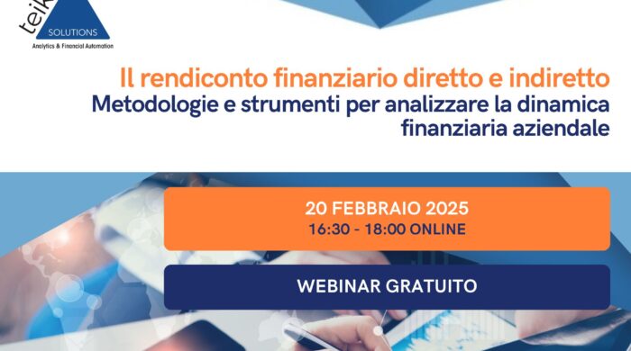 webinar teikos solutions il rendiconto finanziario diretto e indiretto